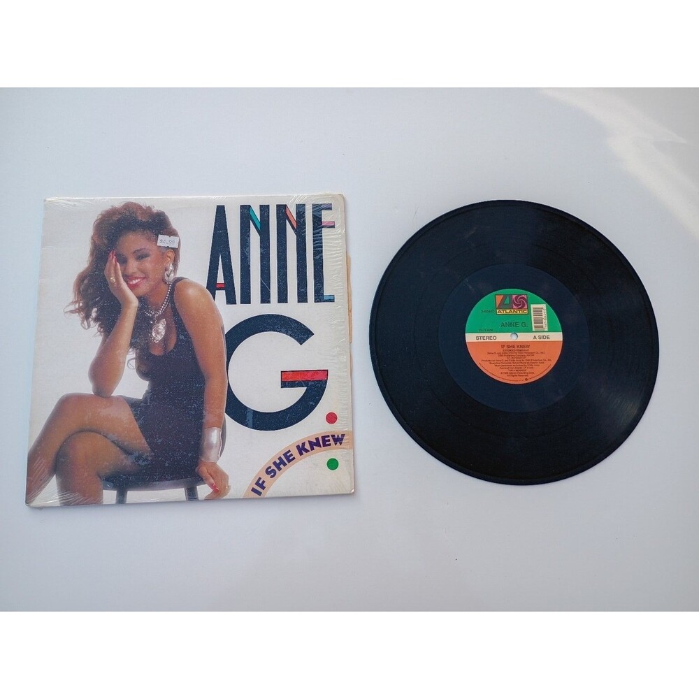 G. Anne – If She Knew 12" Maxi-Single 1987 Atlantic R&B Soul Dance 33 RPM